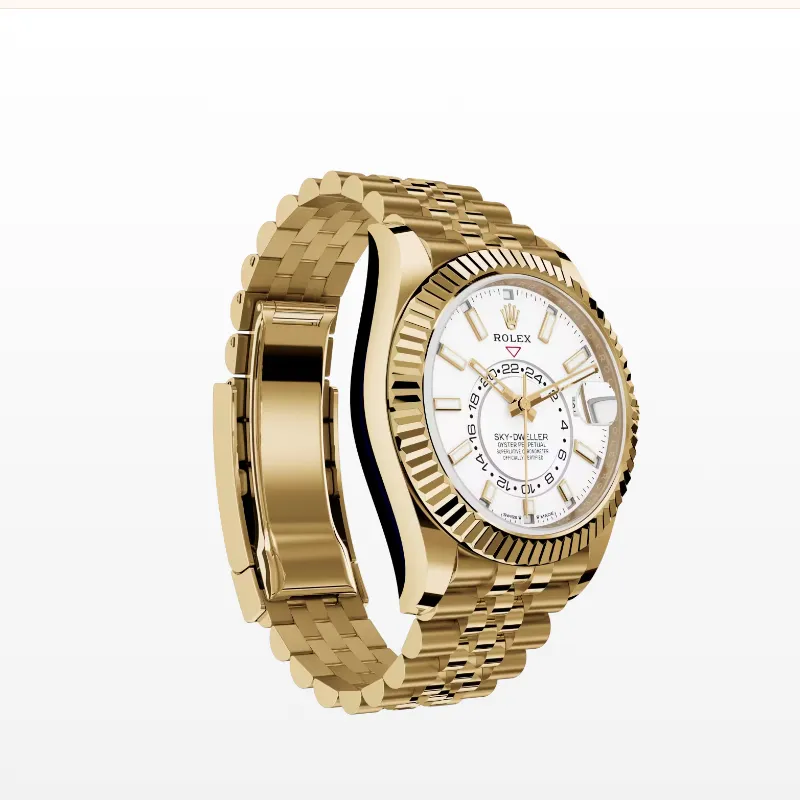 ロレックス スカイドゥエラー オイスター、42 mm、イエローゴールド リファレンス m336938-0006