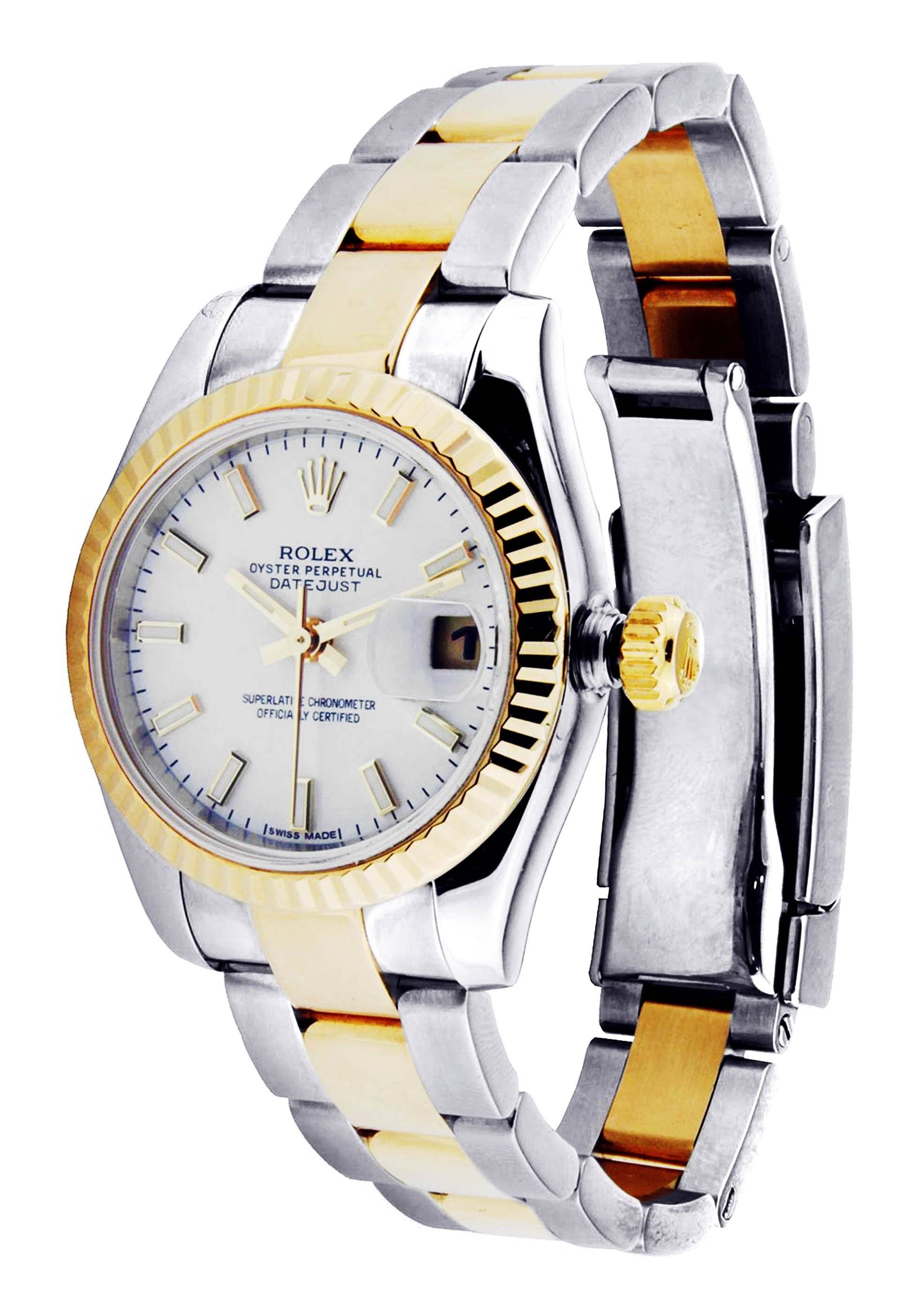 ロレックス デイトジャスト レディースウォッチ | ツートン | 31mm