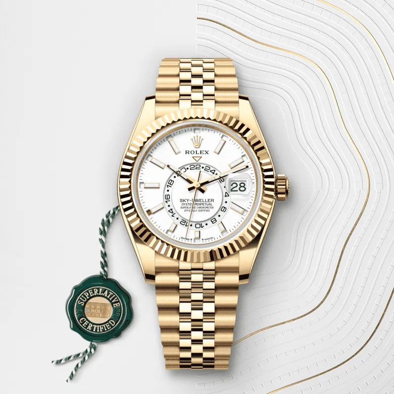 ロレックス スカイドゥエラー オイスター、42 mm、イエローゴールド リファレンス m336938-0006