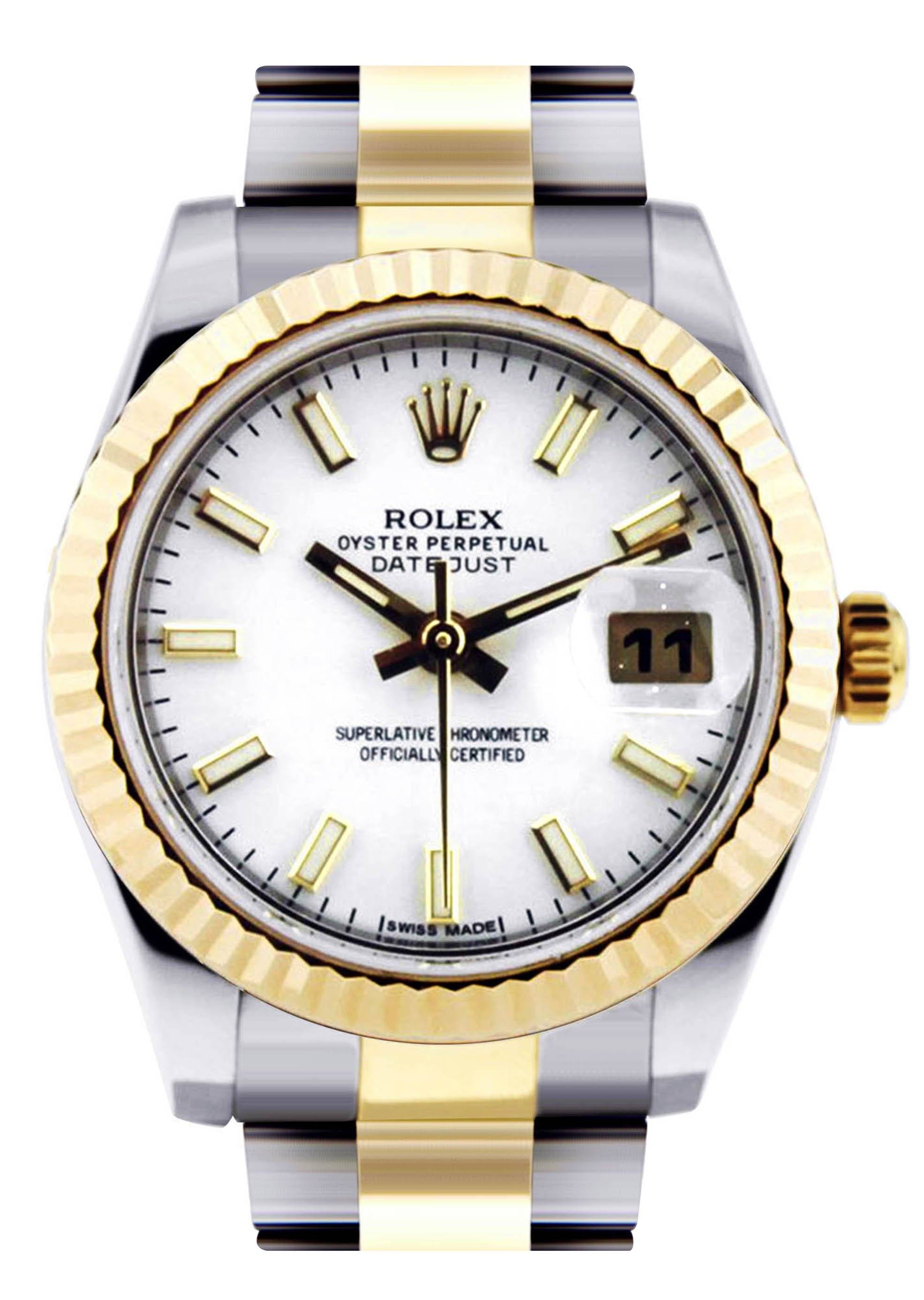 ロレックス デイトジャスト レディースウォッチ | ツートン | 31mm