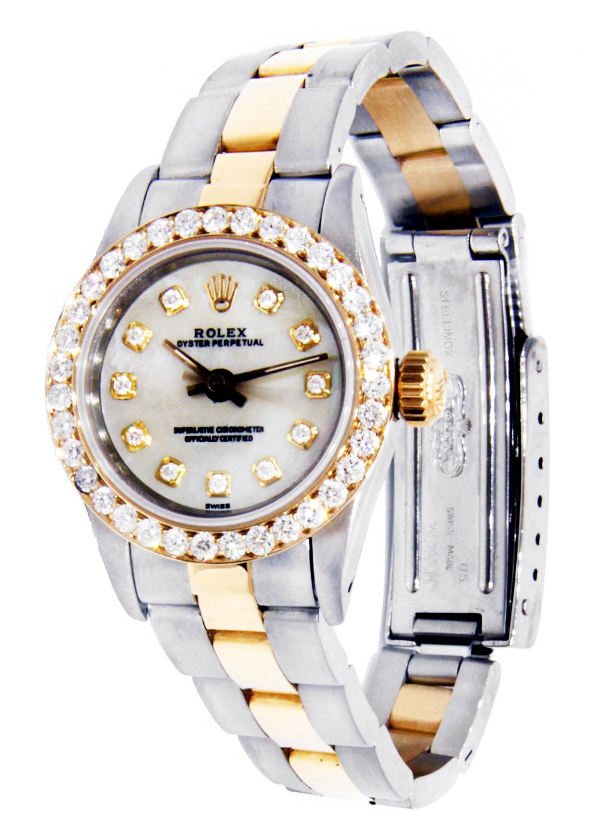 ロレックス デイトジャスト レディースウォッチ | ツートン