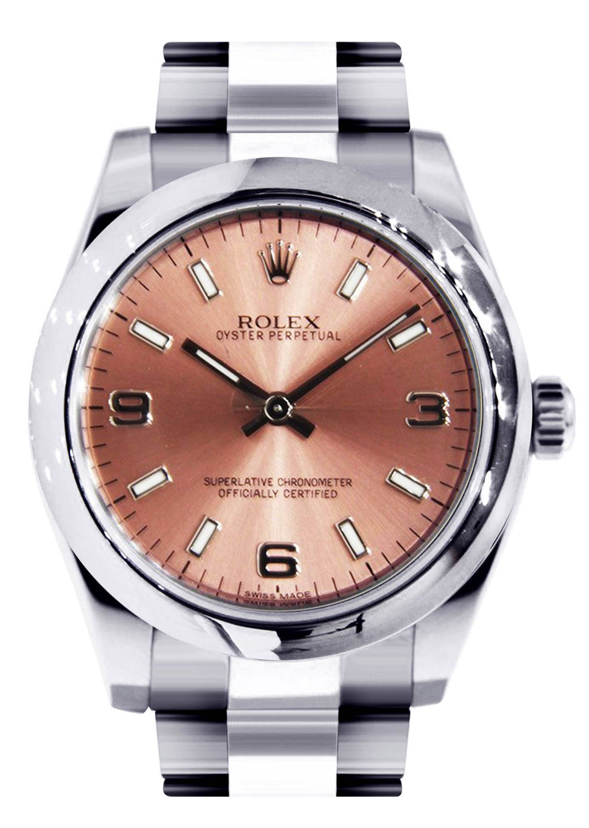 ロレックス オイスターパーペチュアル レディースウォッチ | ステンレススチール | 31mm