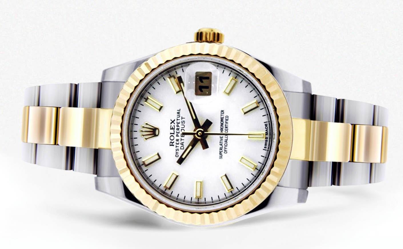 ロレックス デイトジャスト レディースウォッチ | ツートン | 31mm