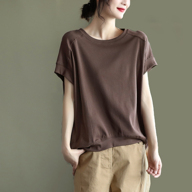 百搭寬鬆圓領短袖T恤(4色)