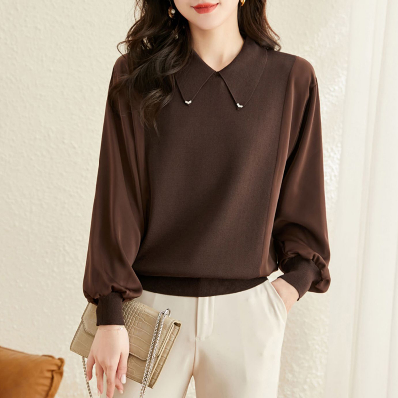 百搭POLO領長袖針織衫(3色)