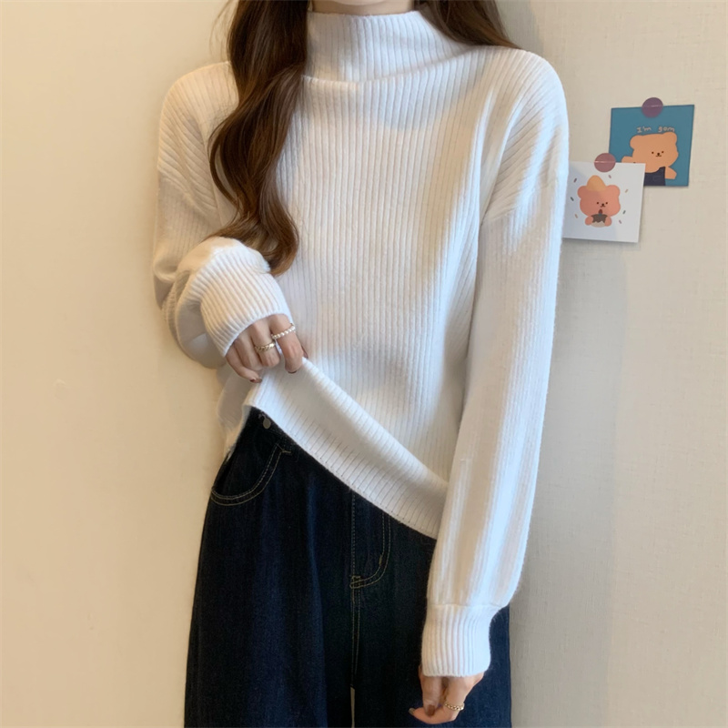 韓系洋氣百搭長袖針織衫(7色)