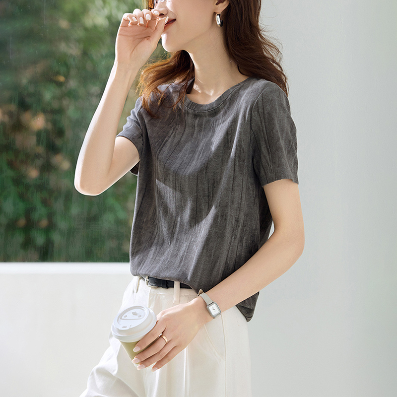 時尚休閒紮染短袖T恤