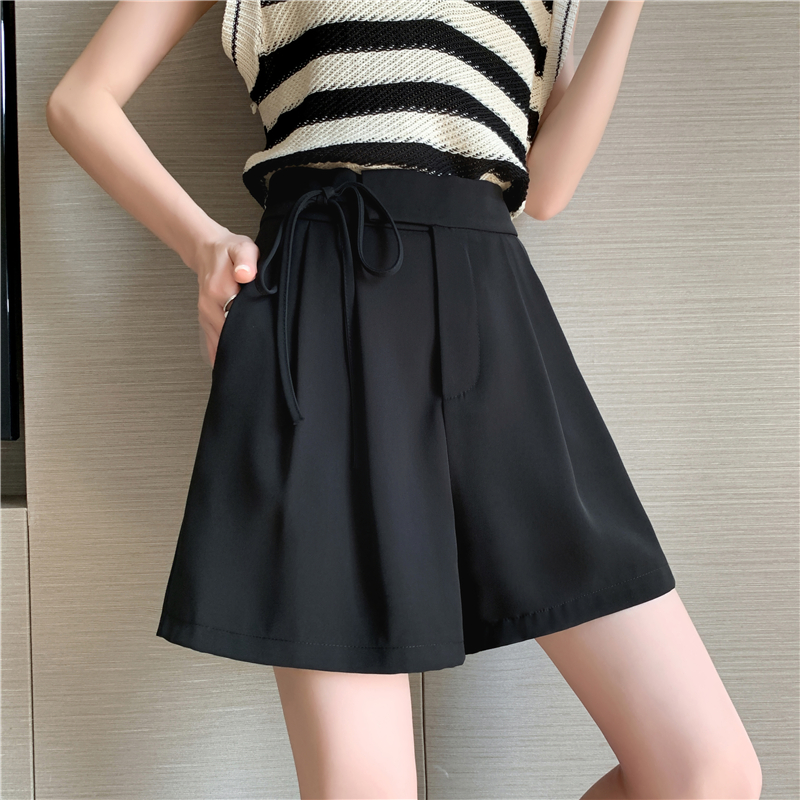 舒適寬鬆A字型垂感短褲(2色)