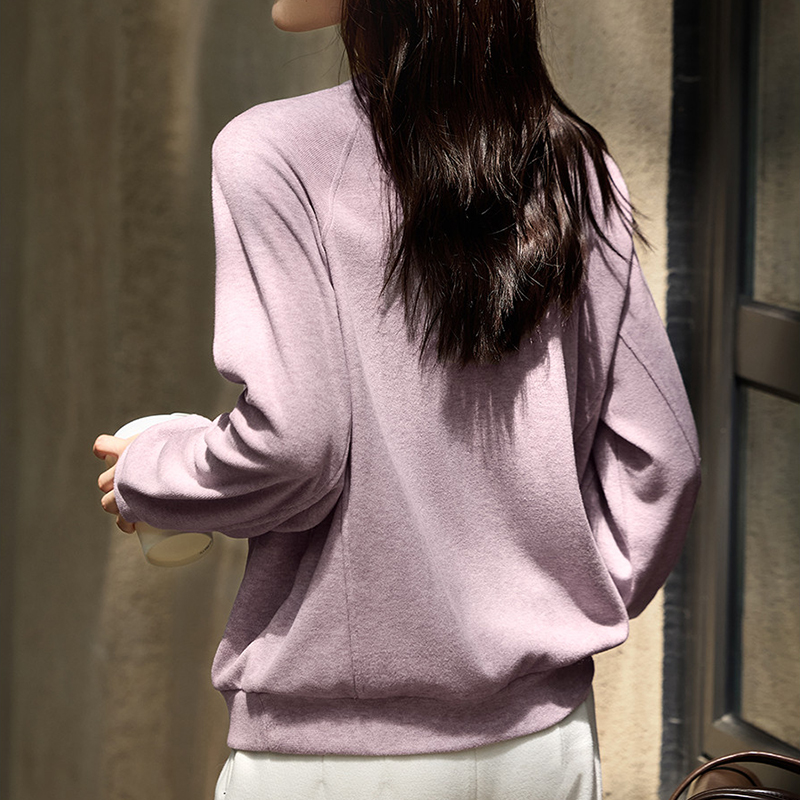 韓系圓領肌理感布料休閒衛衣(2色)