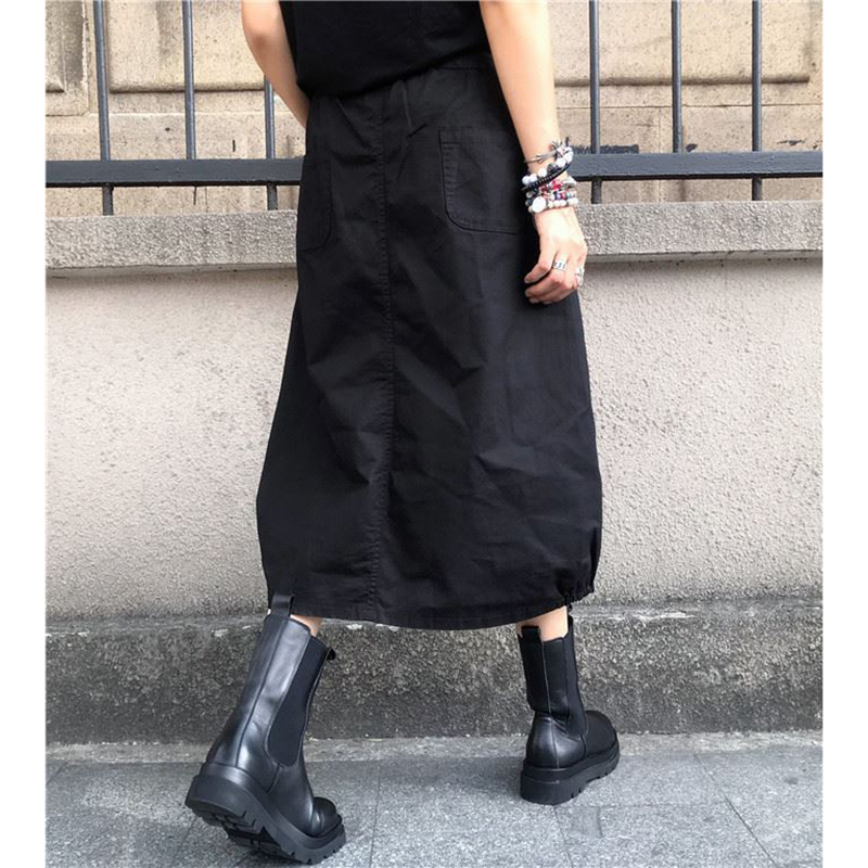 A字開叉花苞半身裙