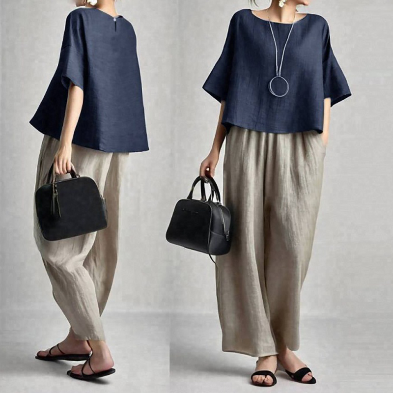 時尚壓褶兩件套裝(3色)