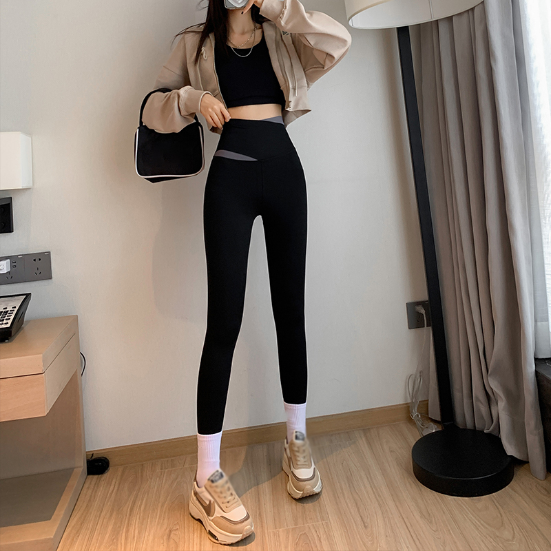 顯瘦百搭緊身高腰收腹提臀瑜珈褲