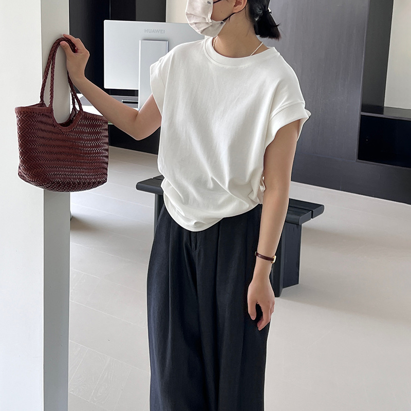 韓系休閒圓領短袖T恤(3色)