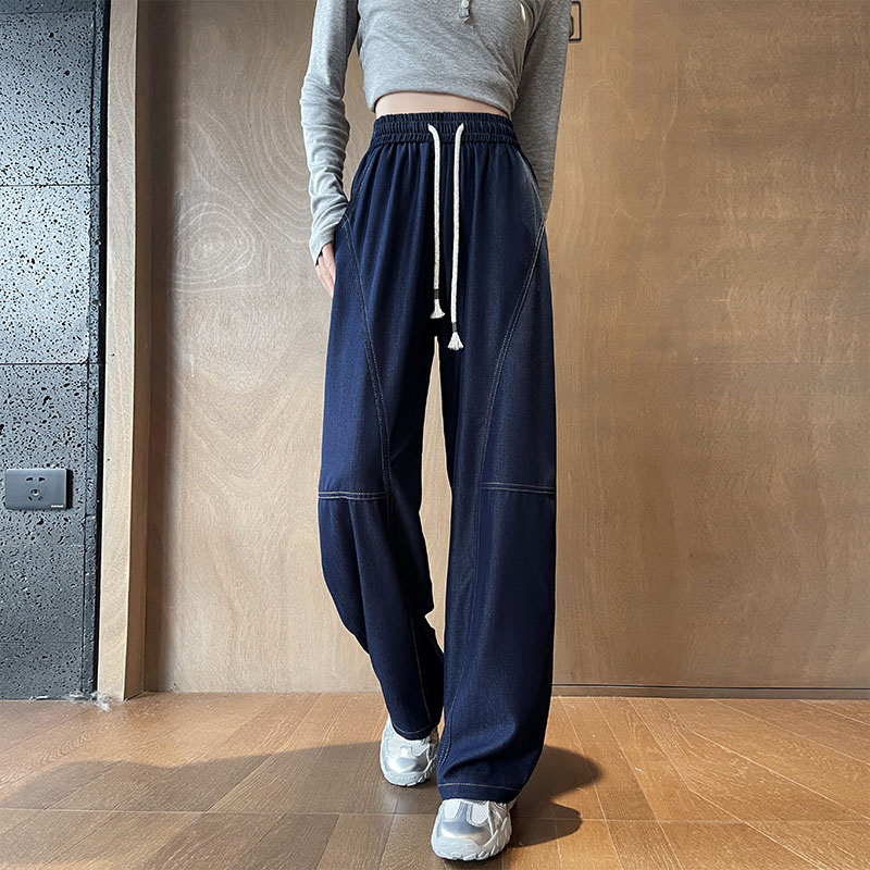 高腰萊賽爾天絲牛仔褲