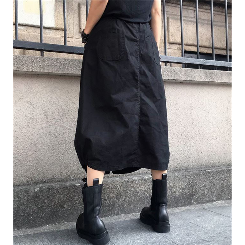 A字開叉花苞半身裙