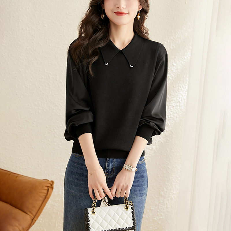 百搭POLO領長袖針織衫(3色)