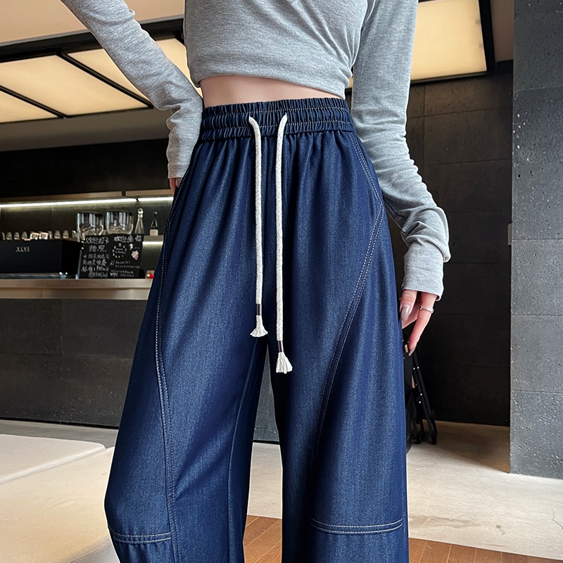 高腰萊賽爾天絲牛仔褲