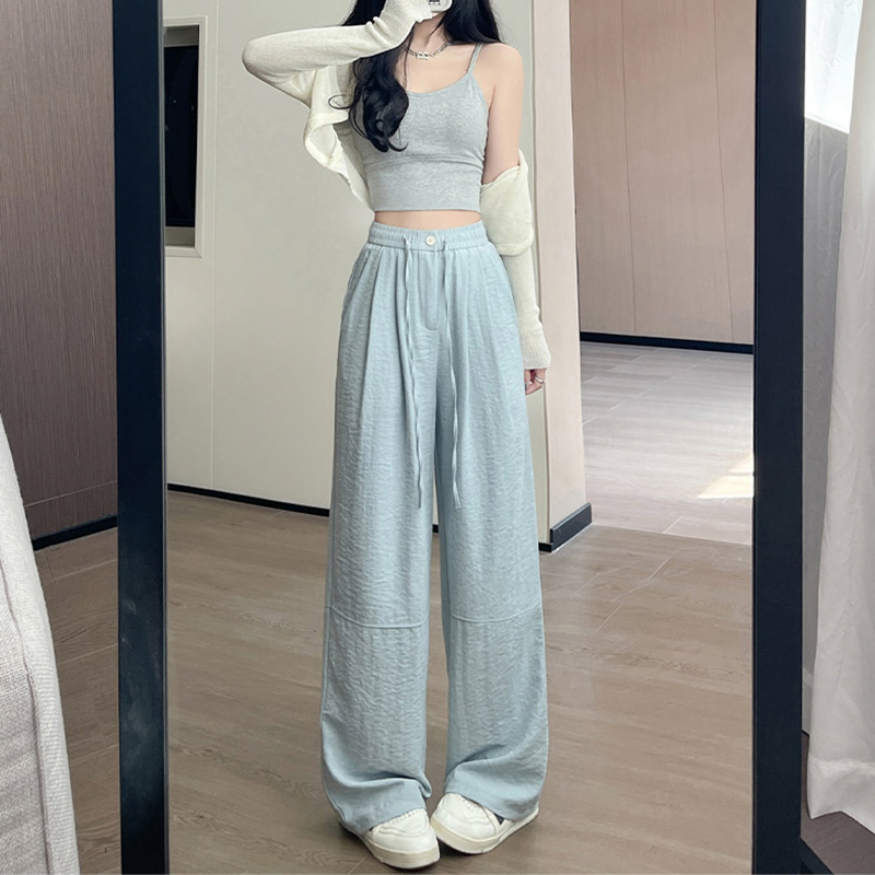 輕薄防曬涼感顯瘦設計休閒褲(2色)