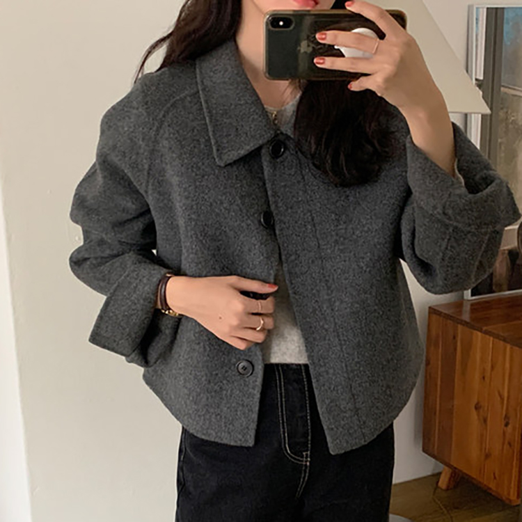 韓系小眾毛呢外套(4色)