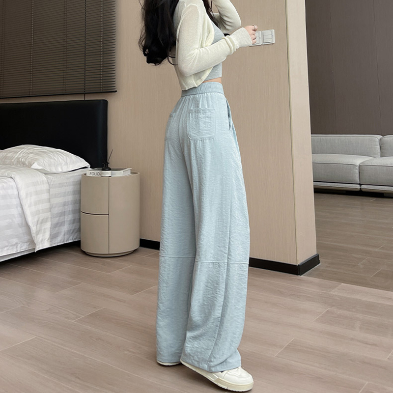 輕薄防曬涼感顯瘦設計休閒褲(2色)