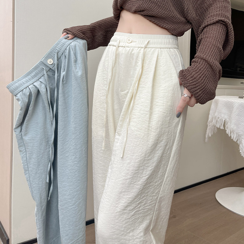 輕薄防曬涼感顯瘦設計休閒褲(2色)