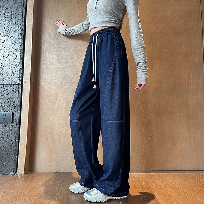 高腰萊賽爾天絲牛仔褲