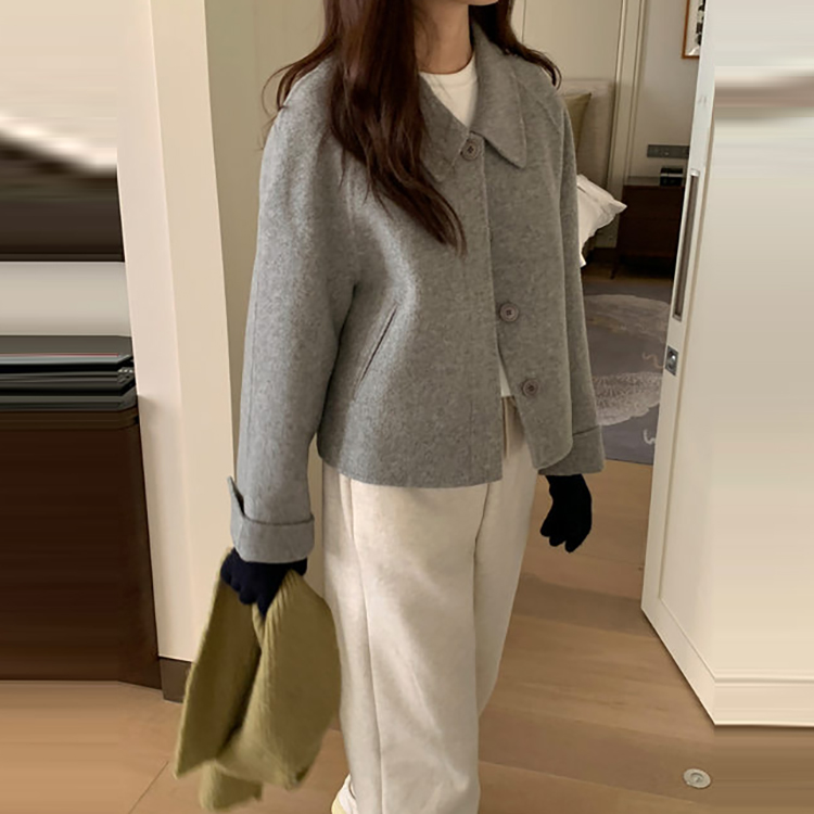 韓系小眾毛呢外套(4色)