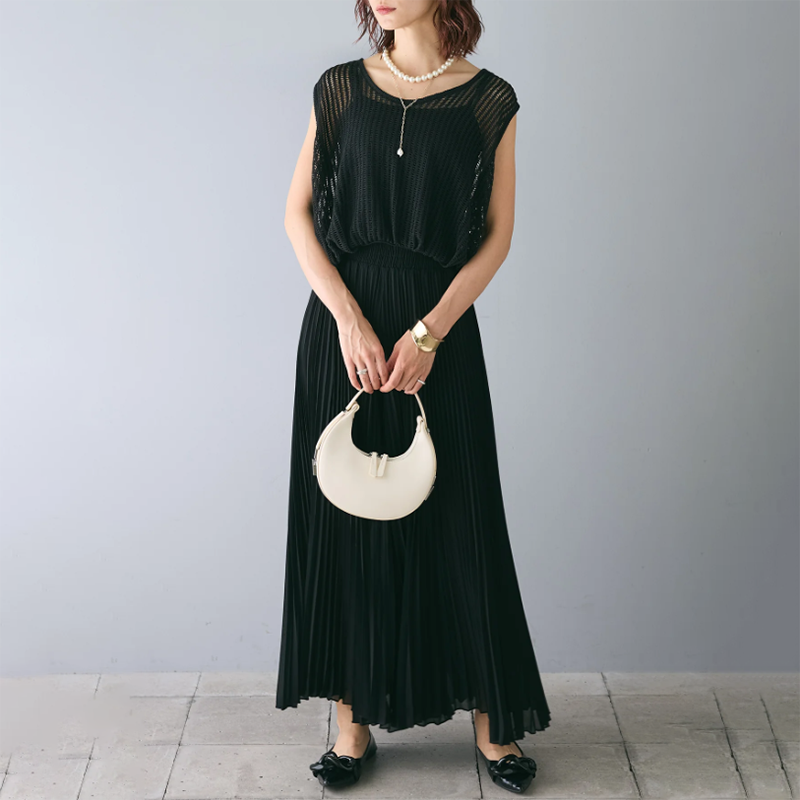 假兩件鏤空女上衣／時尚刺繡水洗褲子