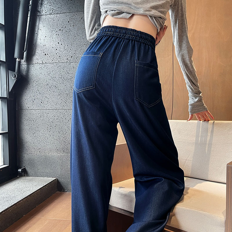 高腰萊賽爾天絲牛仔褲