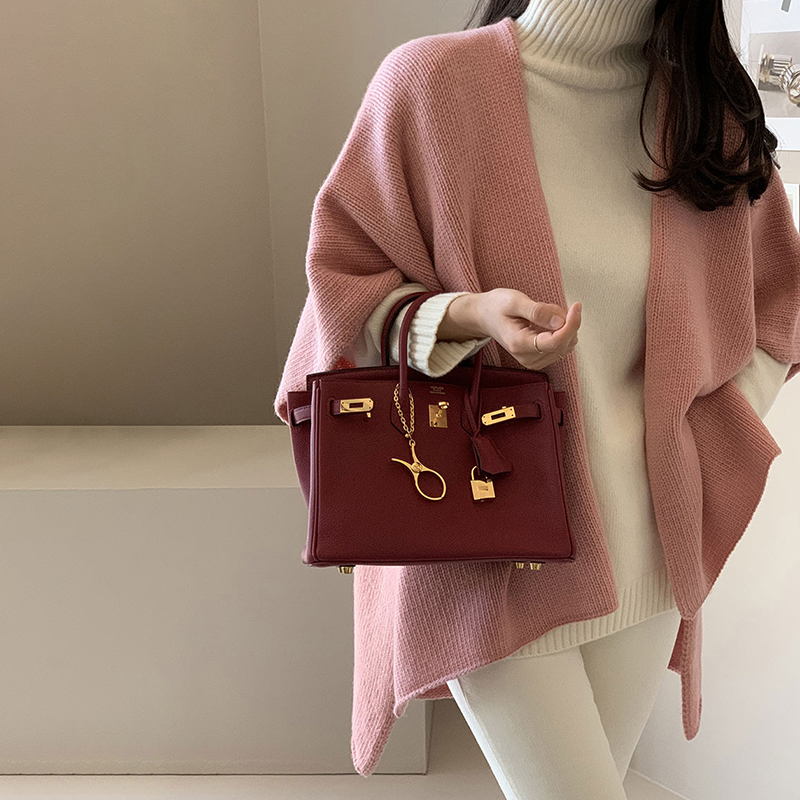 韓系寬鬆型H型純色毛針織背心披肩(5色)