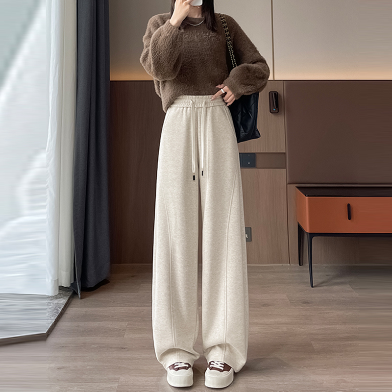 人字紋窄版香蕉寬褲(3色)