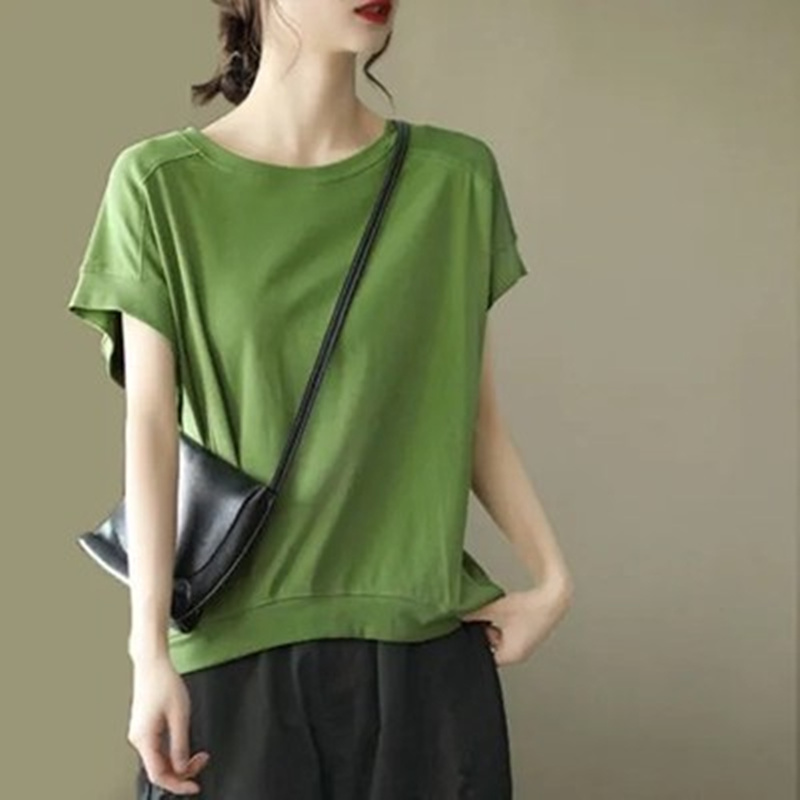 百搭寬鬆圓領短袖T恤(4色)