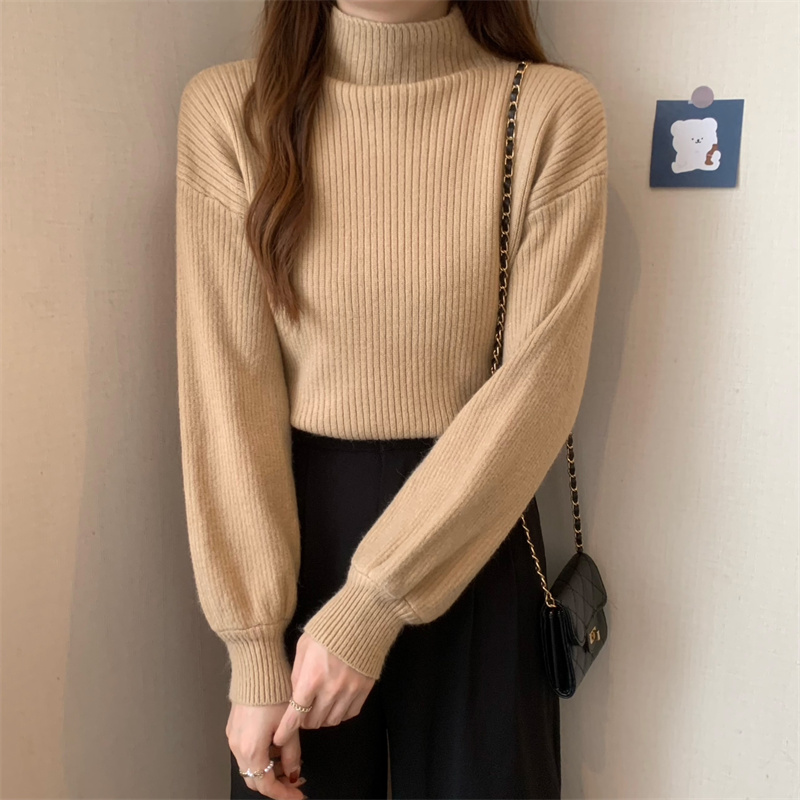 韓系洋氣百搭長袖針織衫(7色)