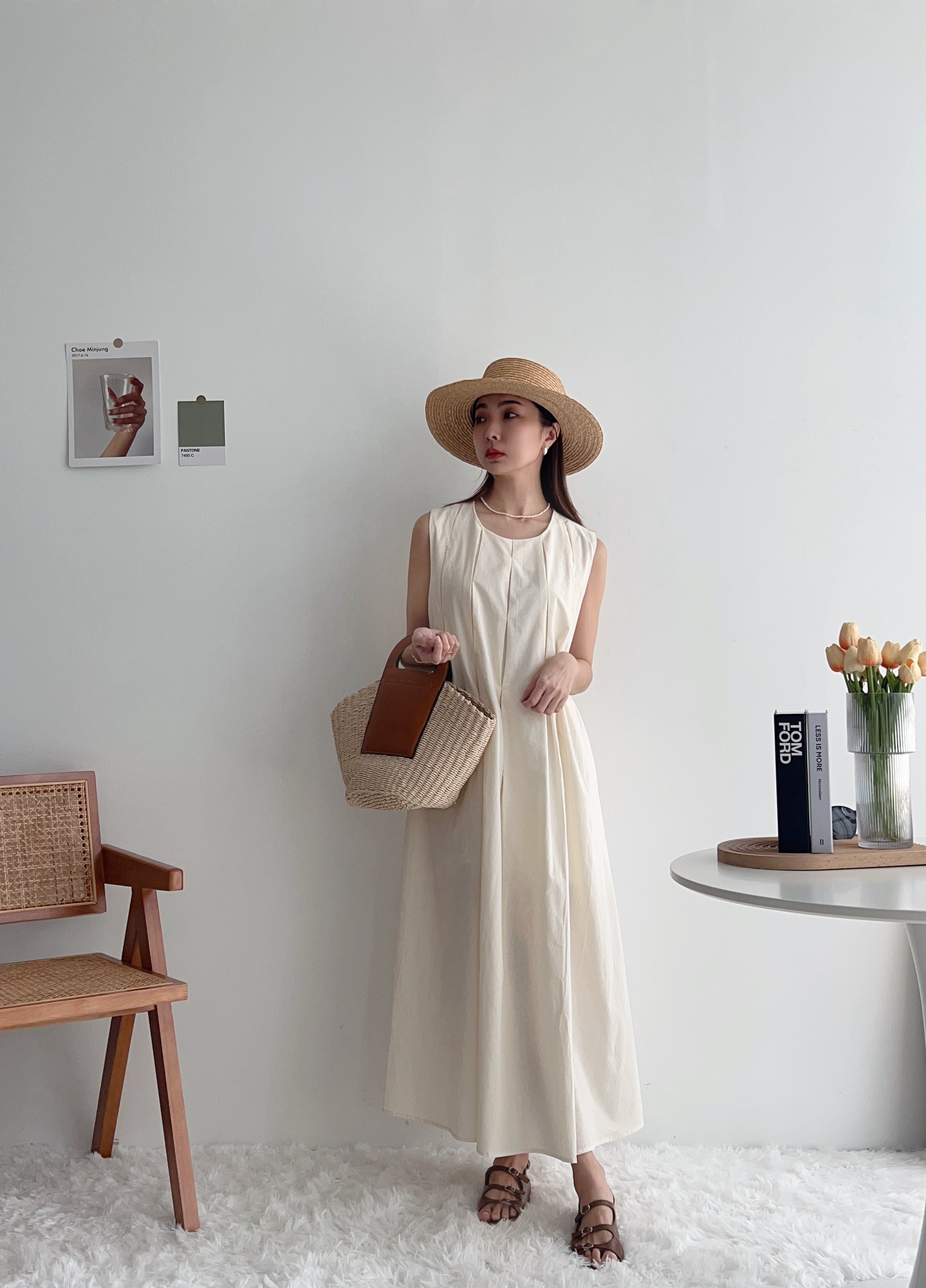 D70334 BYLYTHE PLEATED FLARE DRESS