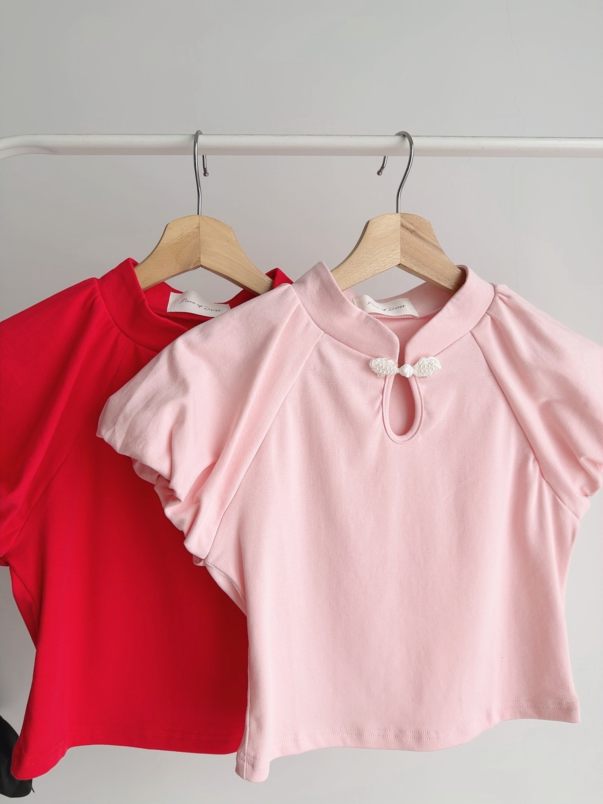 T72683 MOLI PEARL KNOT ORIENTAL TEE