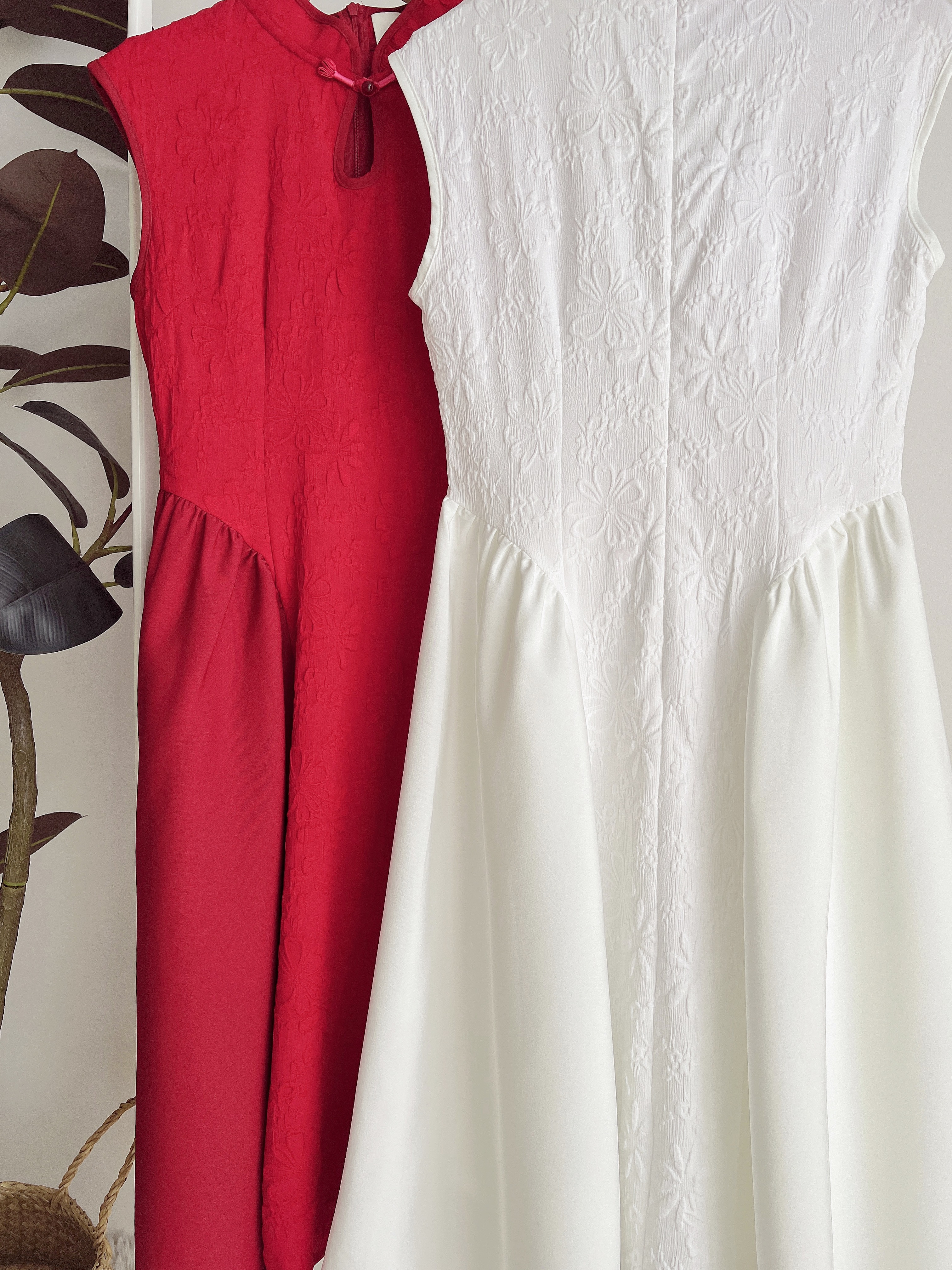 D70775 MUYI LACEY CHEONGSAM DRESS