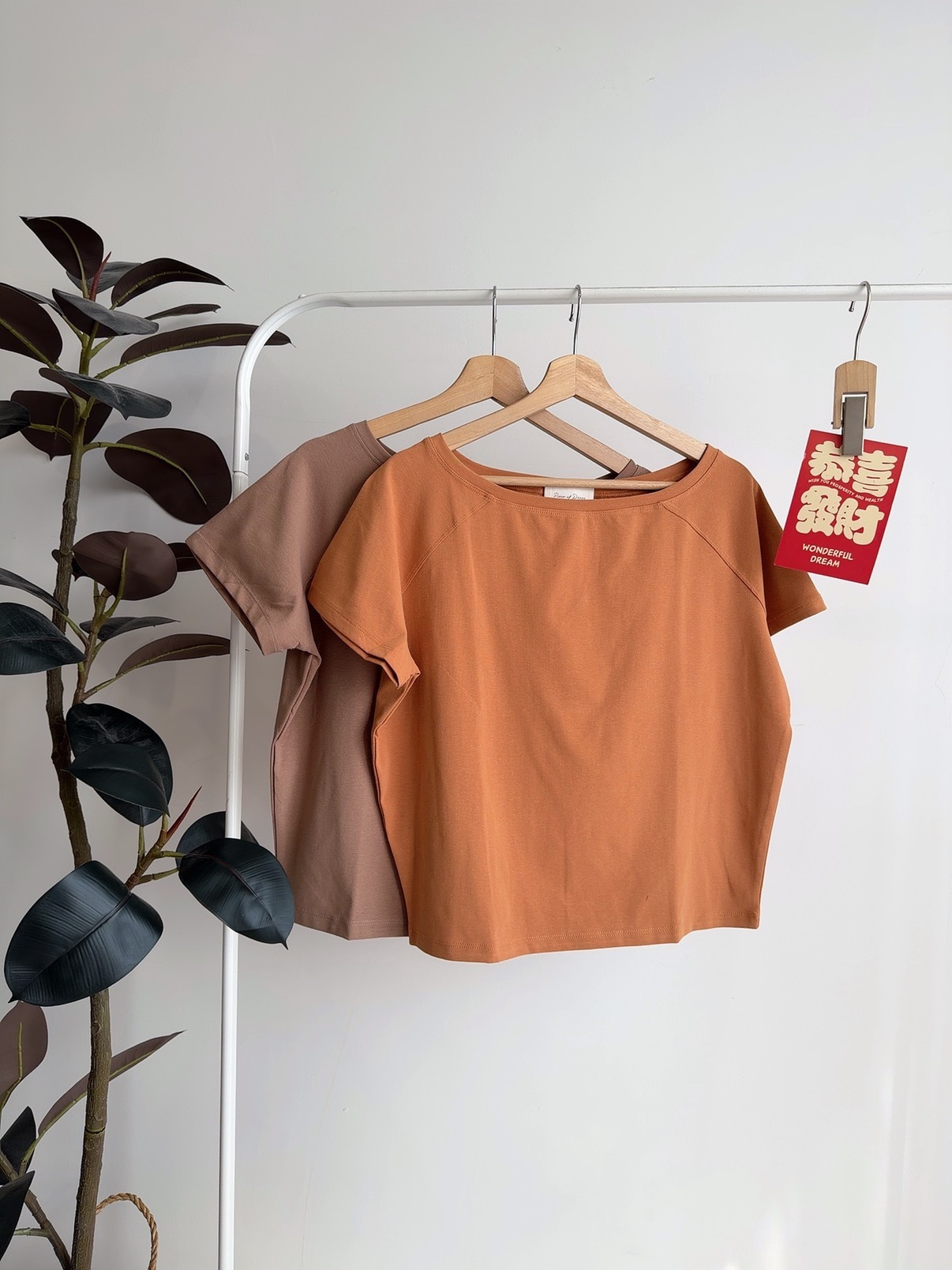 T72763 BRISHA WIDE NECK TEE