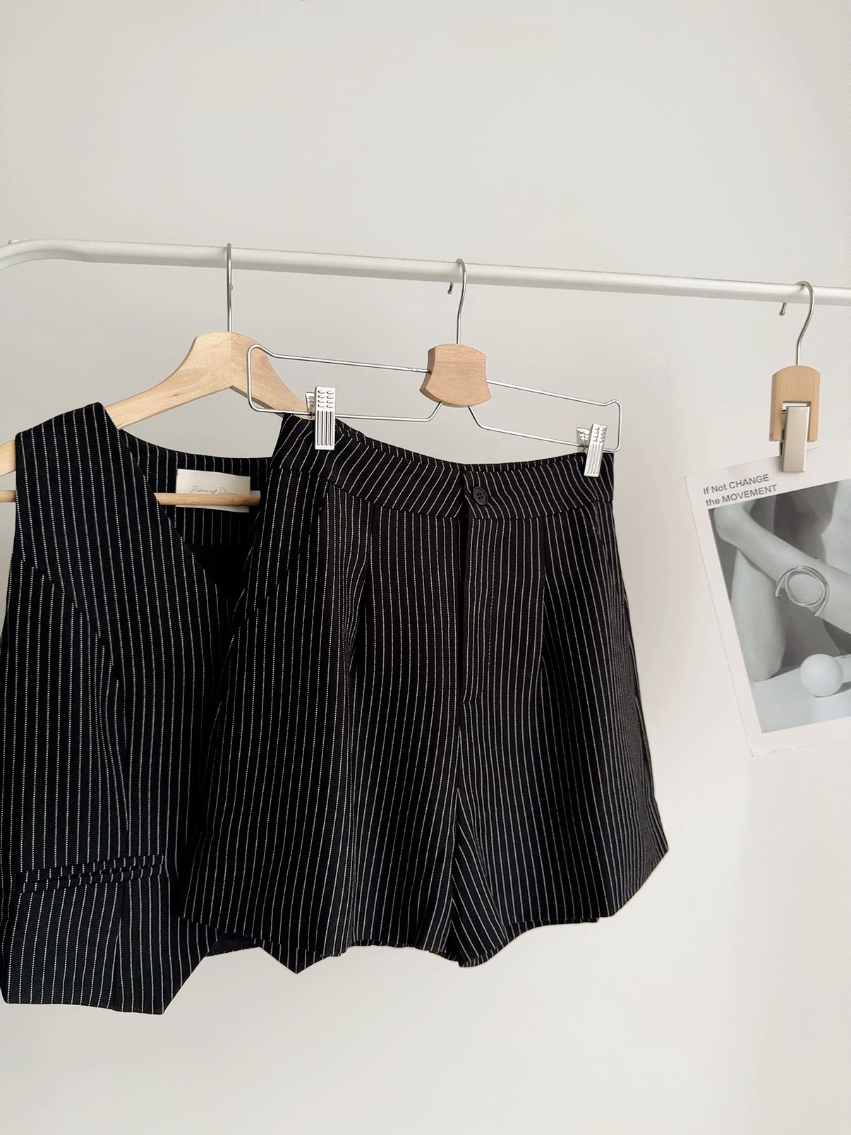 S72591 VIVIENNE PINSTRIPE VEST SET