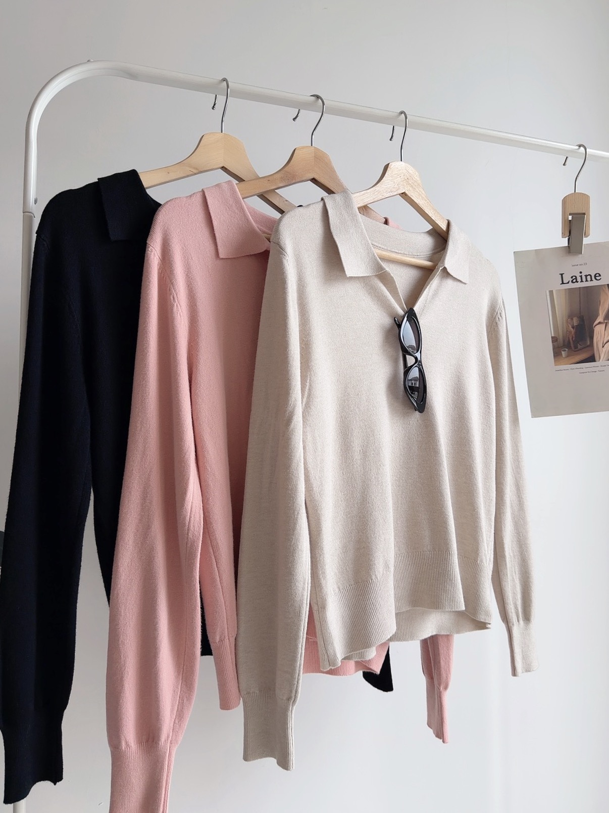 T72779 CELESTE POLO KNIT