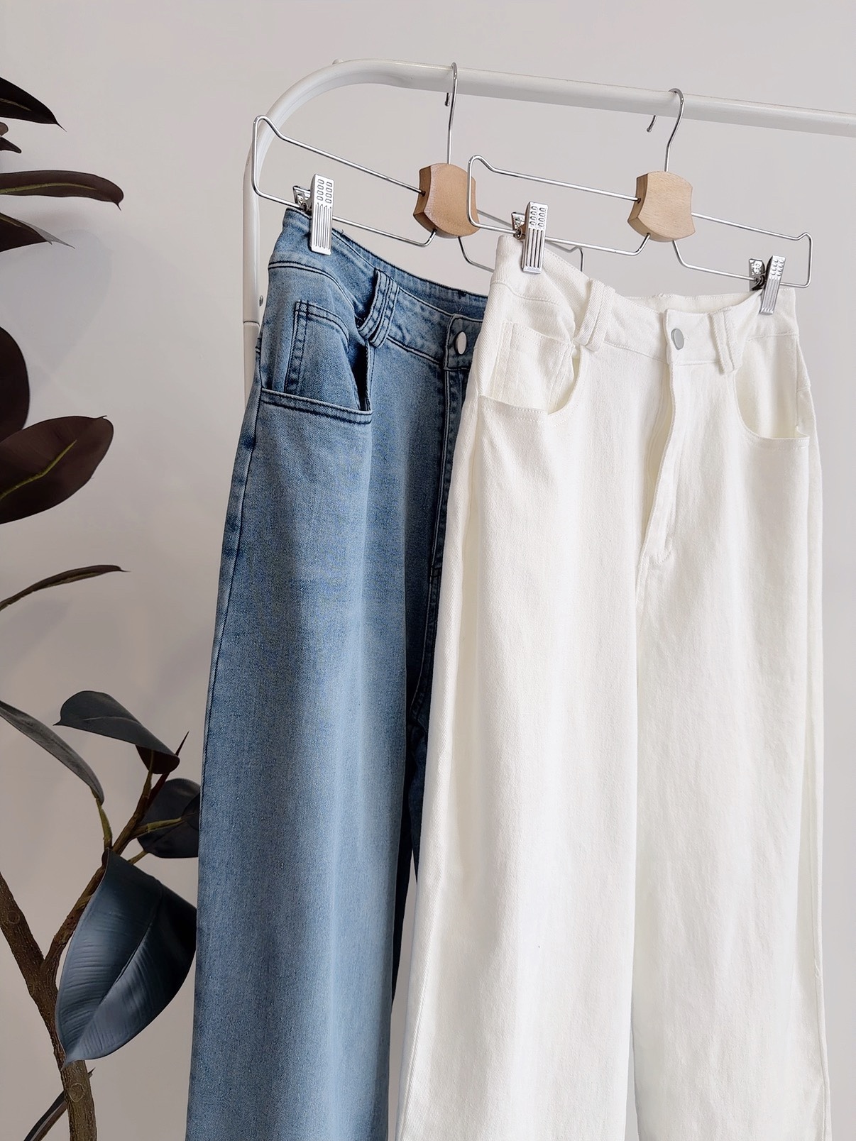 B72605 EVA WIDE LEG JEANS