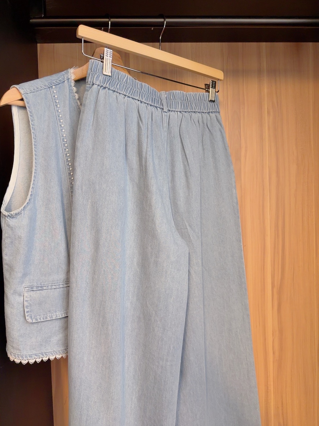 JFS7048 LOSSA PREMIUM DENIM VEST SET