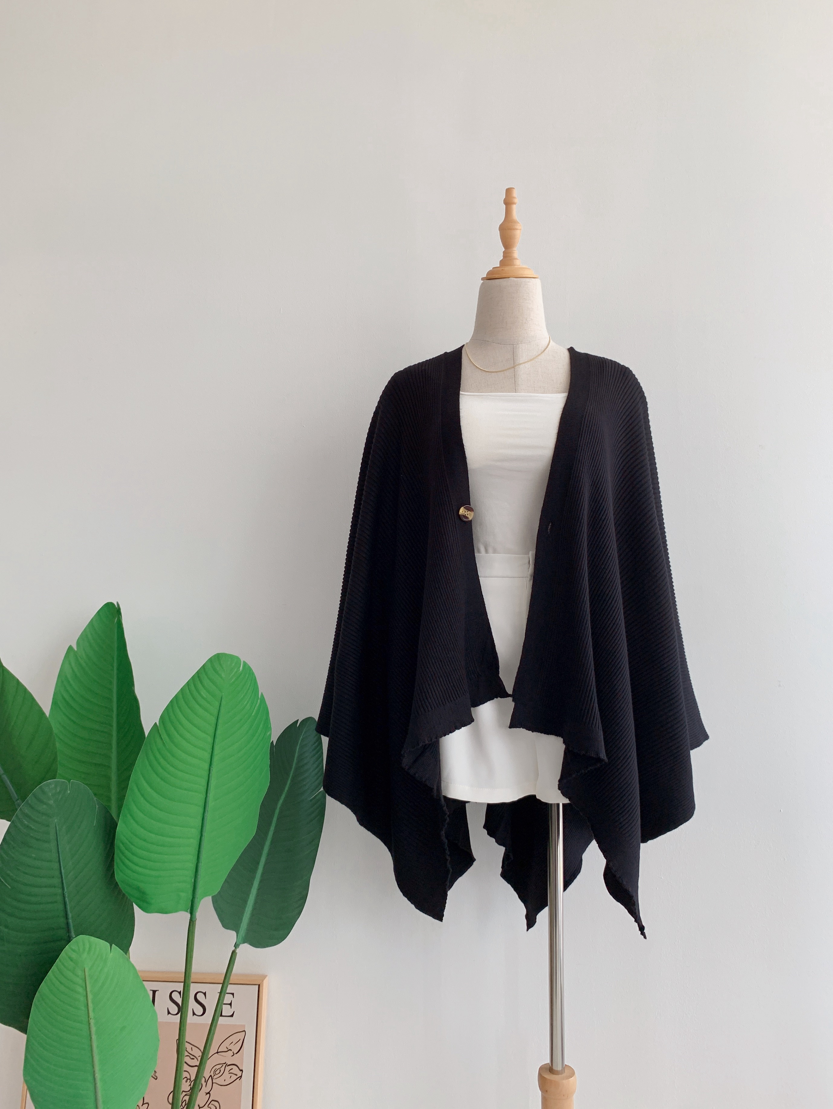 J70413 JESSIECA WINTER KNIT CAPE