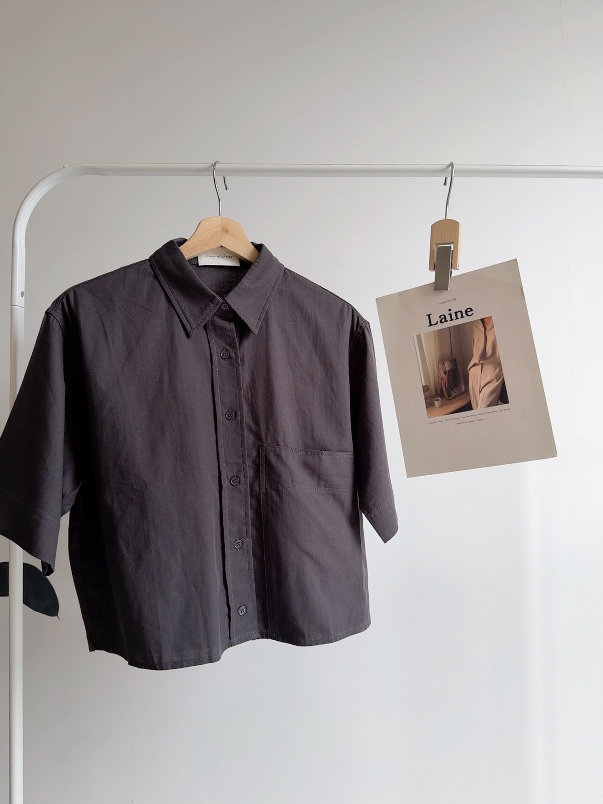 T72787 YURY MINIMALIST KR SHIRT