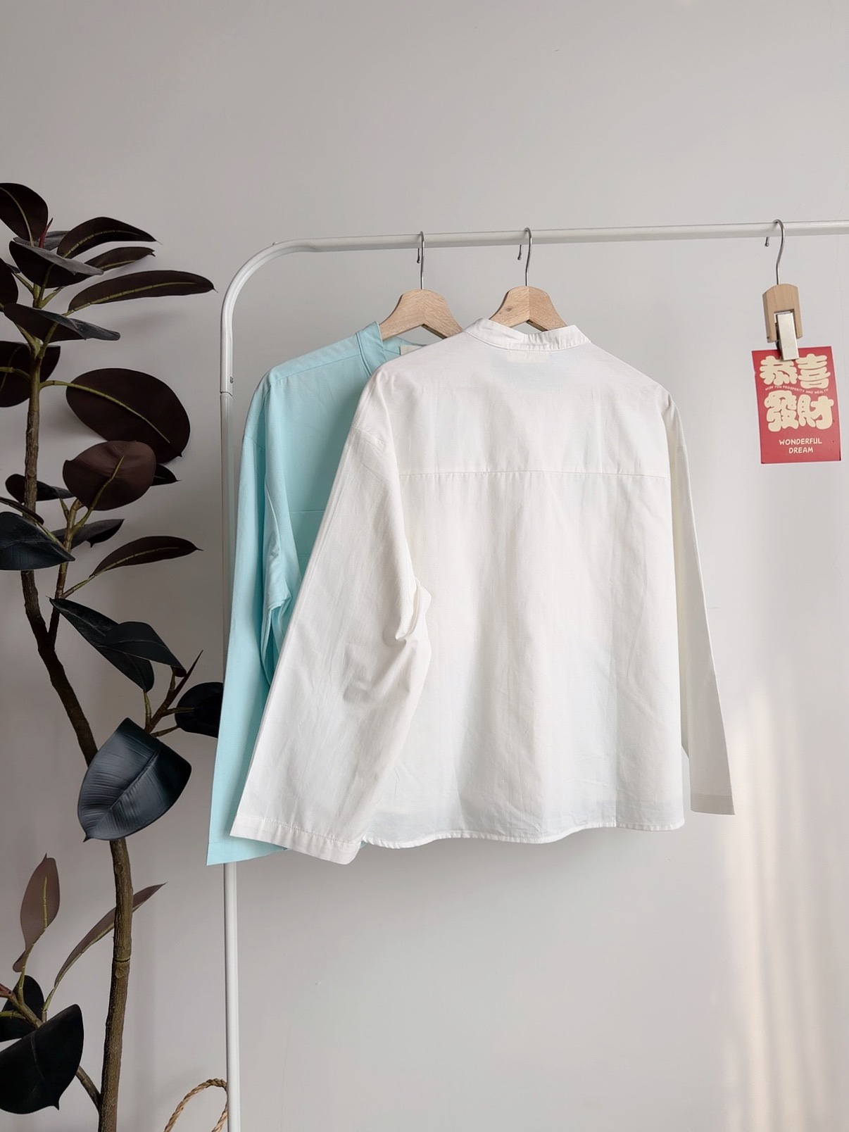 T72749 LYNA MANDARIN COLLAR SHIRT