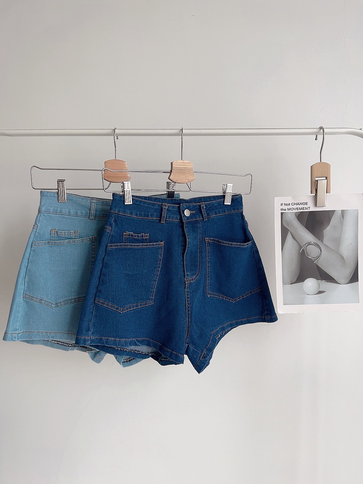 B72542 RUBY FLEX DENIM SHORTS