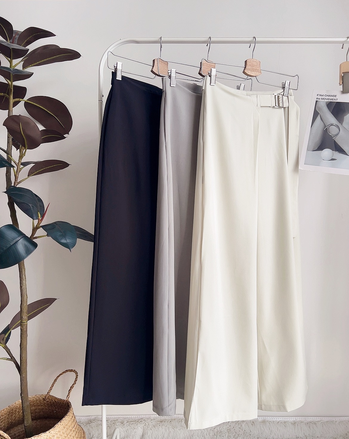 B72510 CHLOE SIDE BUCKLE TROUSERS