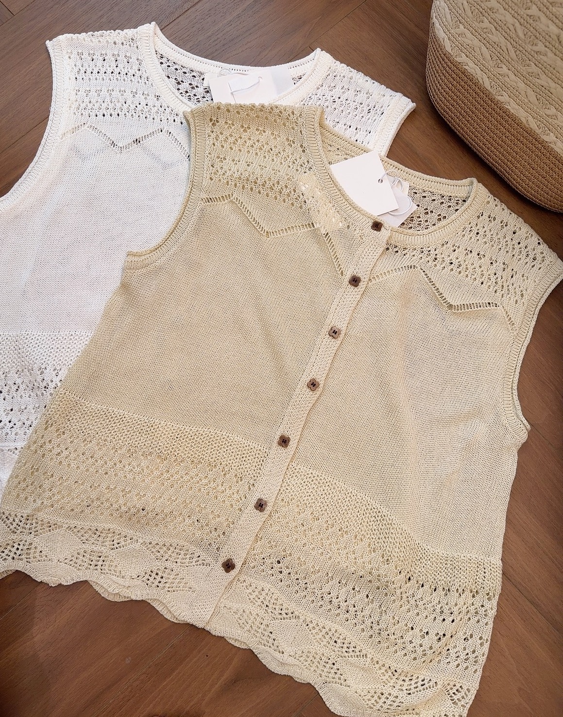 NCT6272 CAYA DETAILED KNIT SLEEVELESS