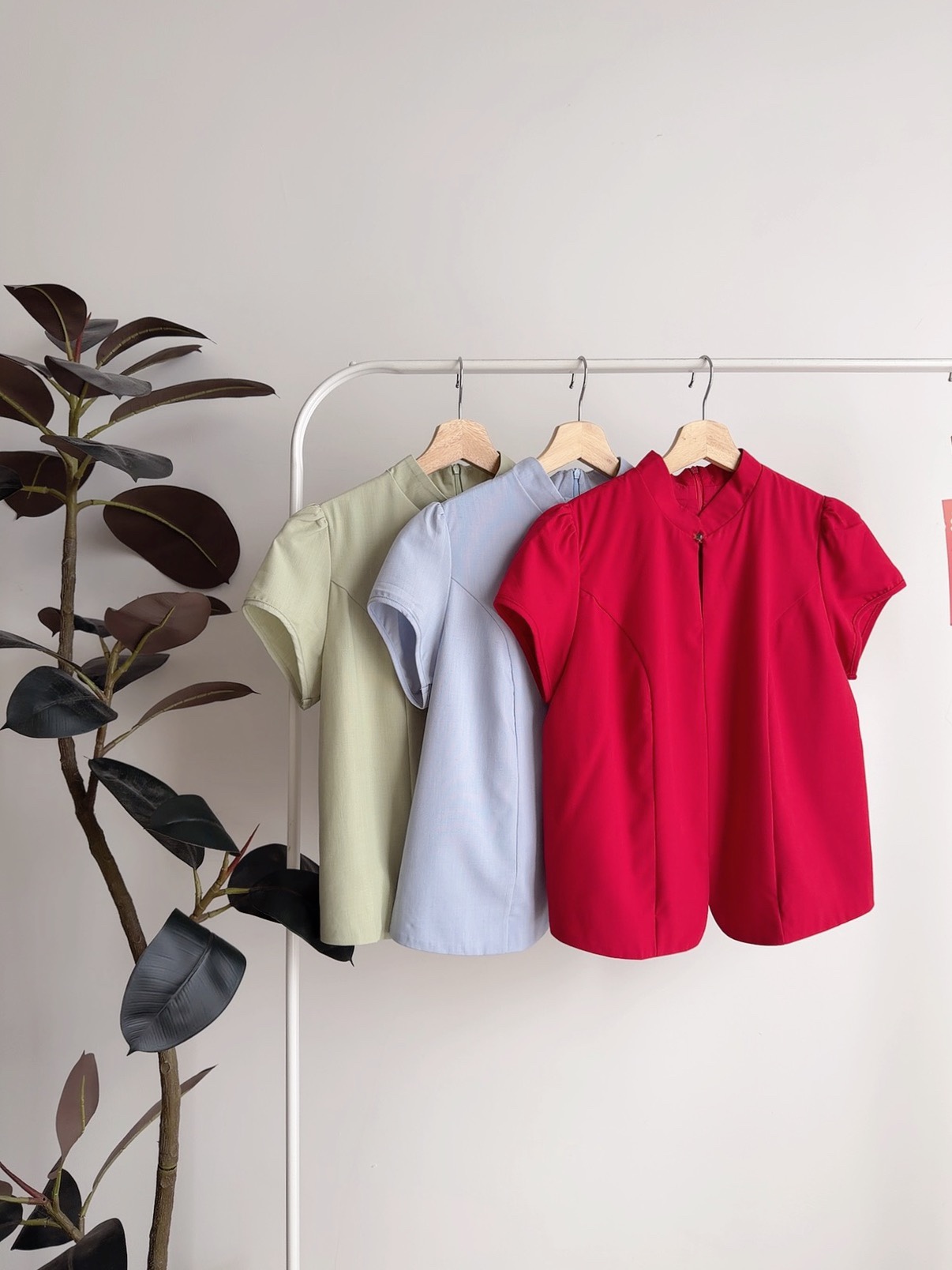 T72751 SUYAN STRUCTURED ORIENTAL TOP