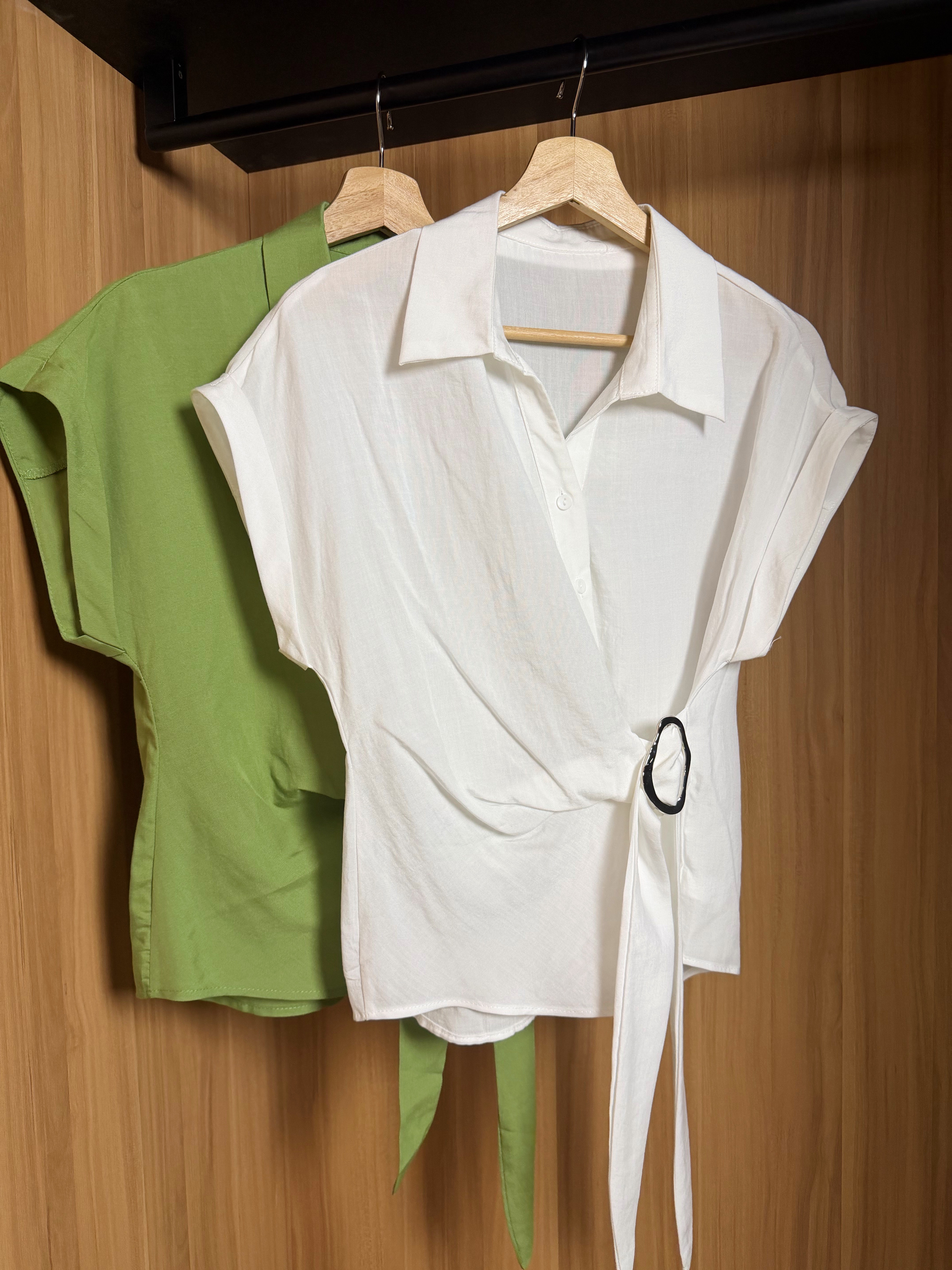 JHT82537 EMMA BUCKLE WAIST SHIRT