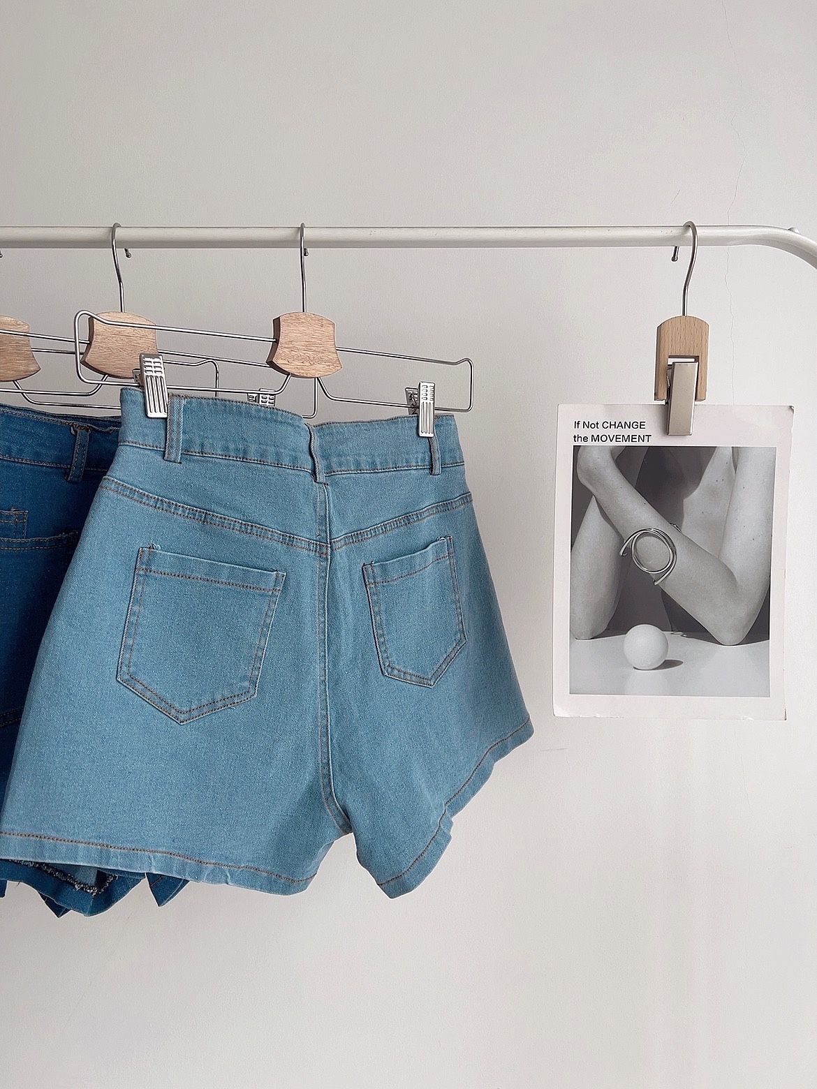 B72542 RUBY FLEX DENIM SHORTS